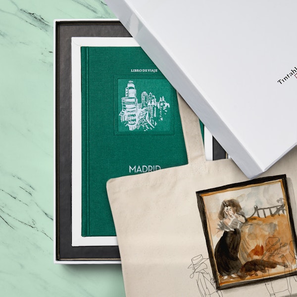 Caja Blanca de MADRID + bolsa del Museo del Prado - Tintablanca